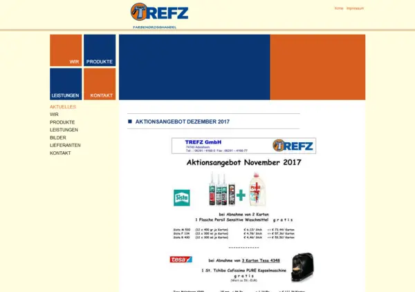 Farbengroßhandel Trefz GmbH Adelsheim