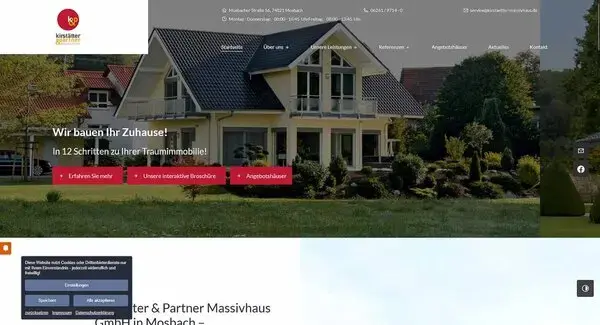 Kirstätter & Partner Massivhaus Mosbach